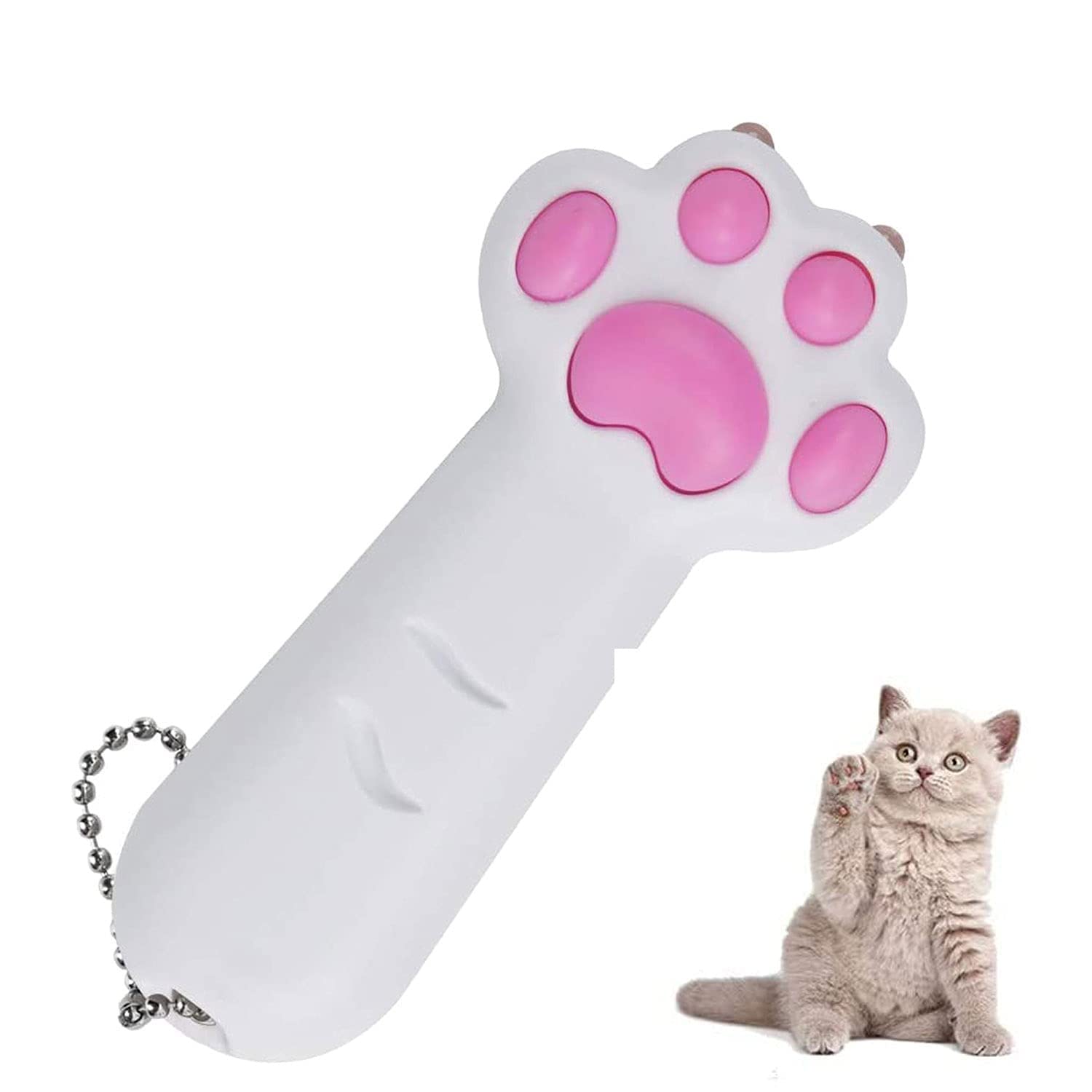 VOVIGGOL interactive cat toy wand invites active indoor chasing for cats.