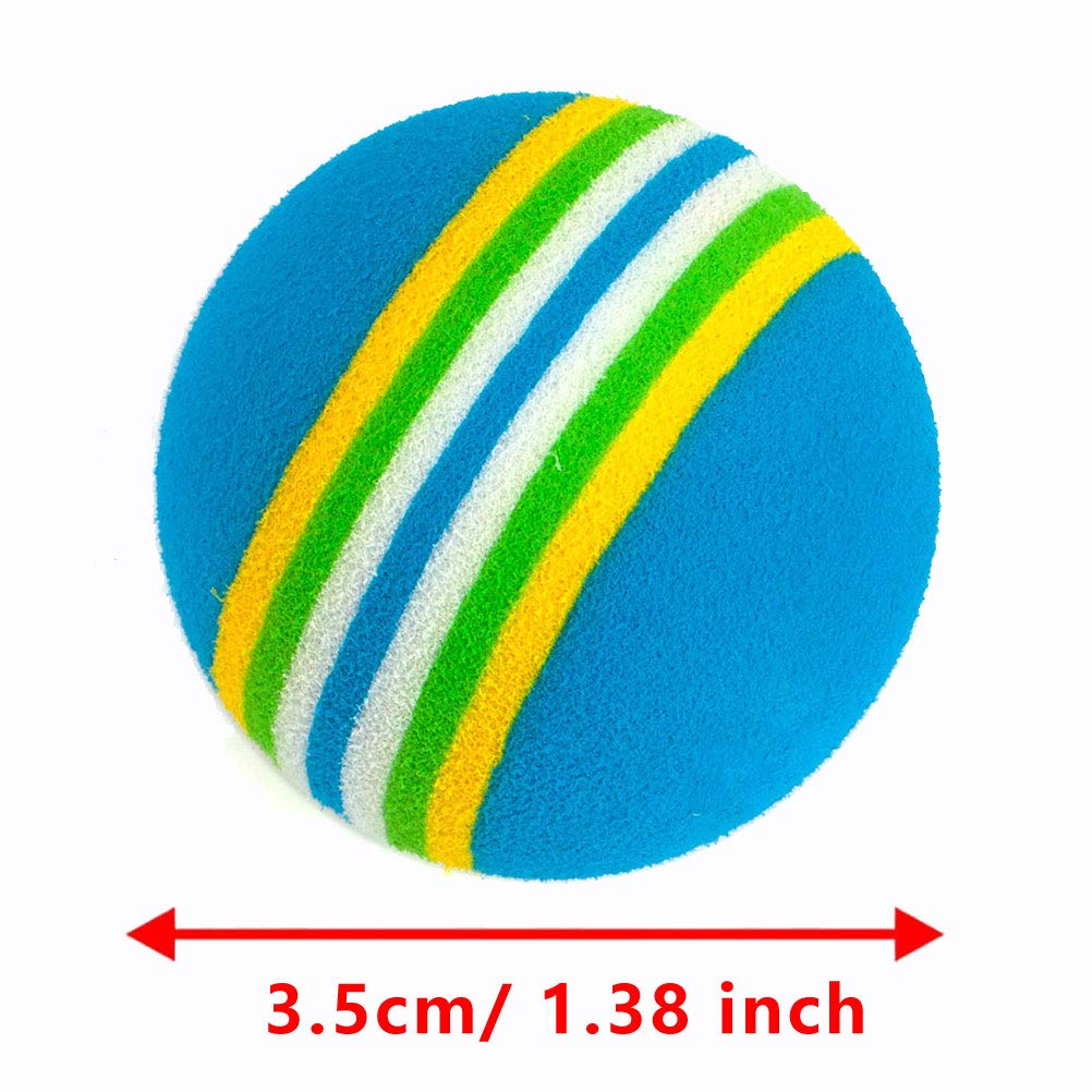 VOVIGGOL rainbow cat ball kitten playing – encourages active chasing and interactive fun.