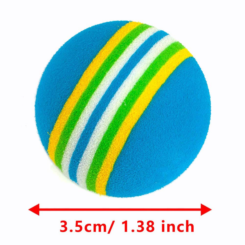 VOVIGGOL rainbow cat ball kitten playing – encourages active chasing and interactive fun.