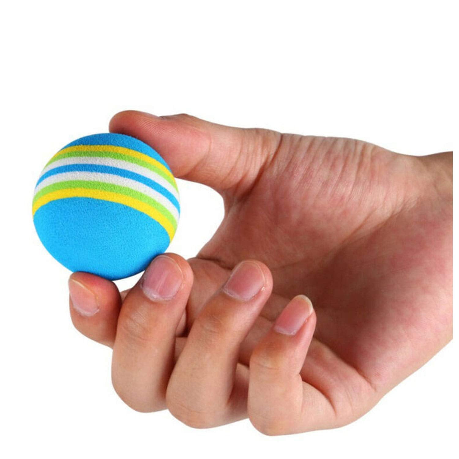 VOVIGGOL rainbow cat ball puppy playing – supports quiet, engaging playtime for puppies.