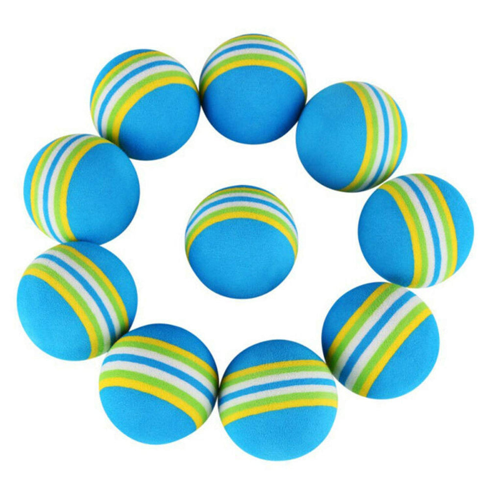 VOVIGGOL rainbow cat ball soft foam material – lightweight and easy for cats to carry.