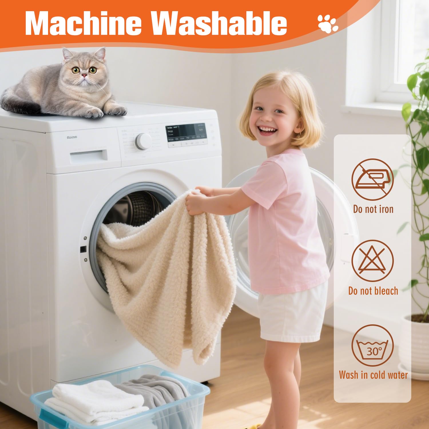 Vowanop 2-pack blanket set for small pets