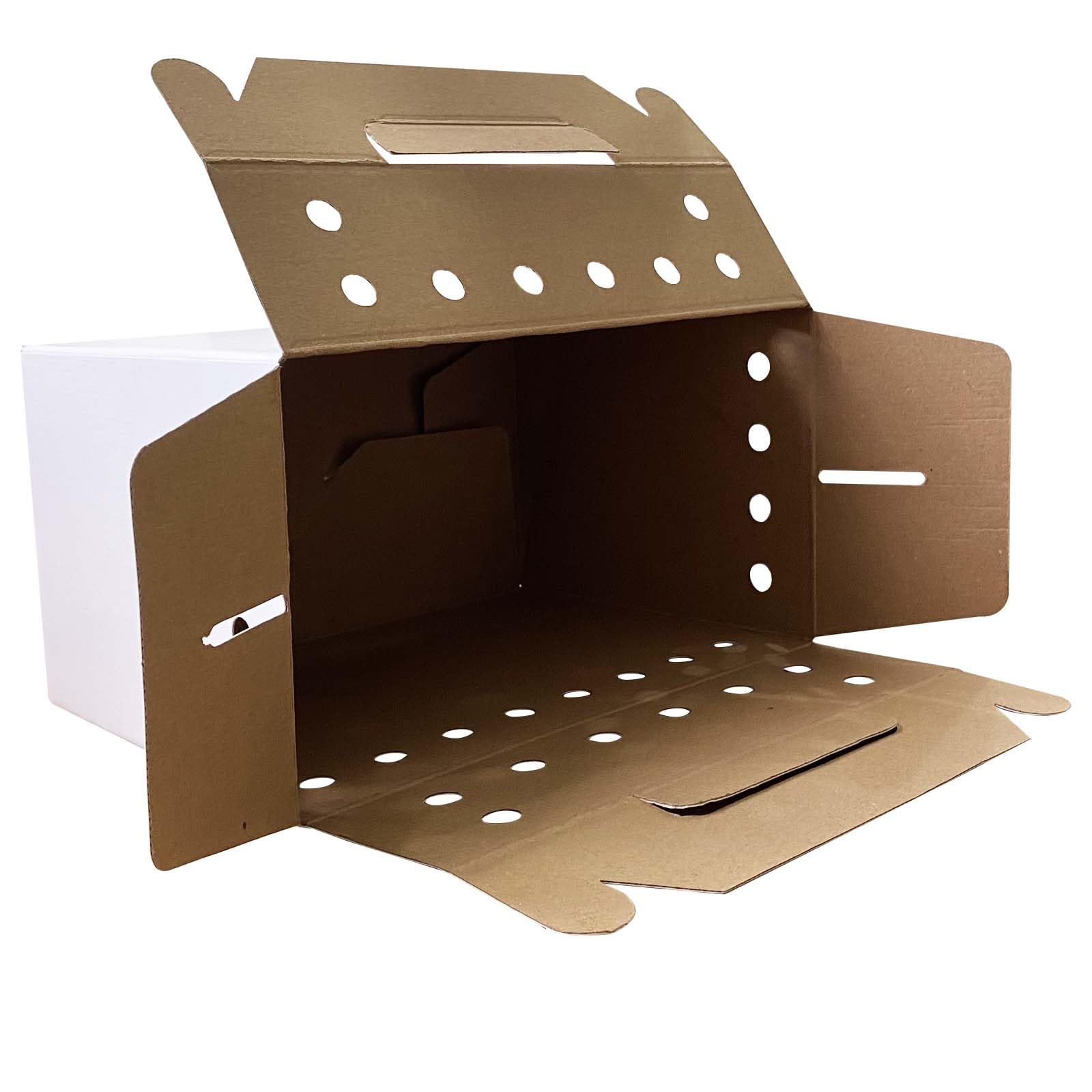 Vowcarol 12-pack assembly-free carrier enables quick pet moves.