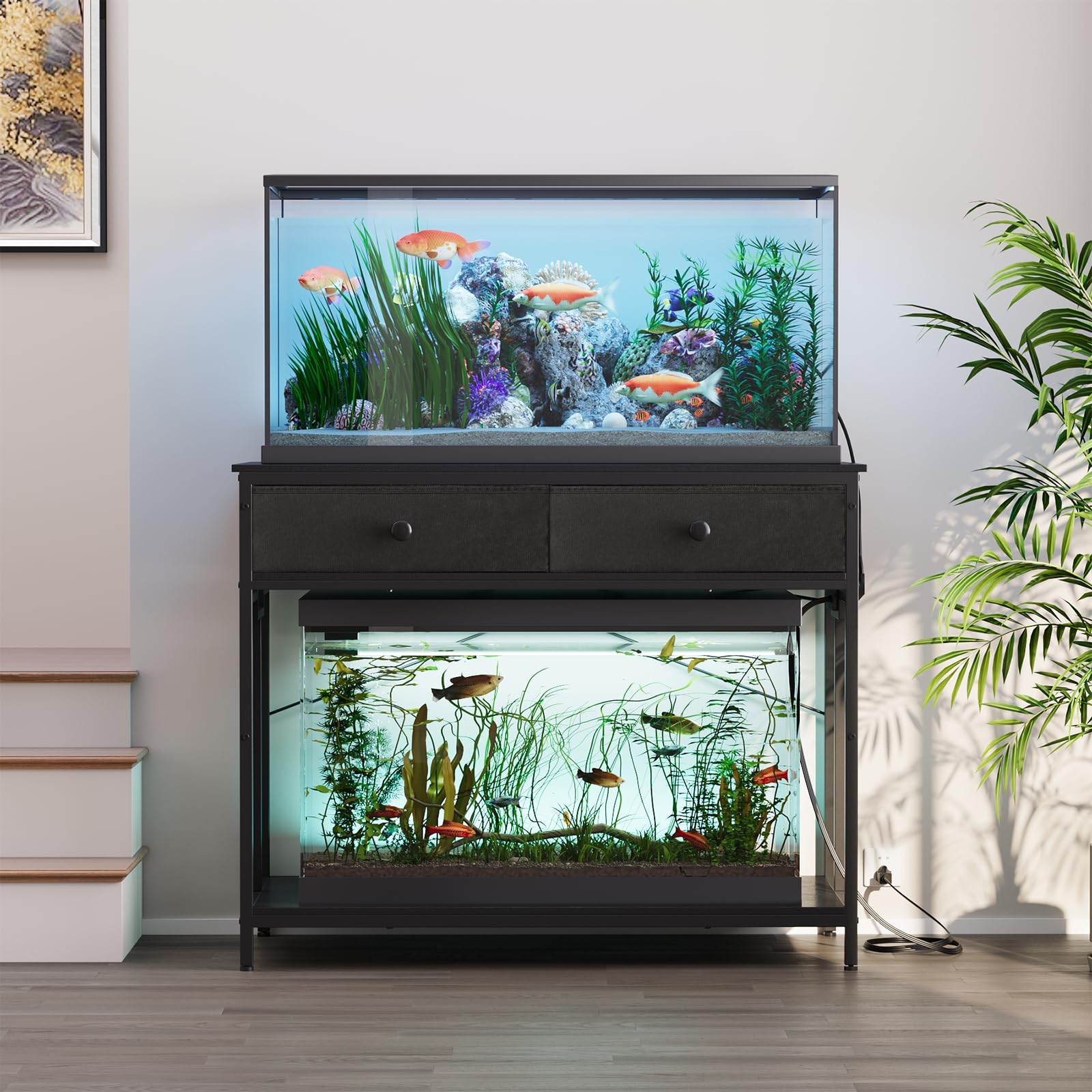 VOWNER stand adjustable feet for stable setup on uneven floors