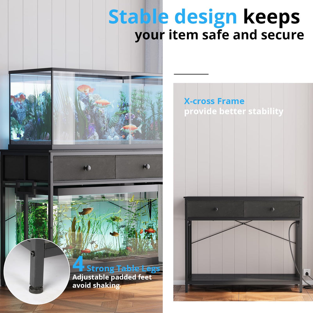 VOWNER stand sturdy frame with X-shaped support and 660 lb capacity