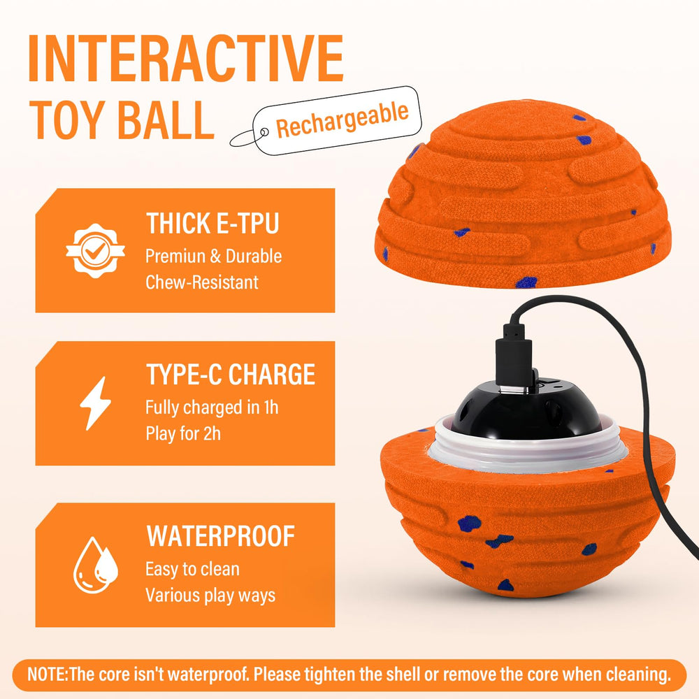 VOXGET e-tpu chew-proof ball designed to withstand tough chewers during active play.