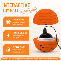 VOXGET e-tpu chew-proof ball designed to withstand tough chewers during active play.