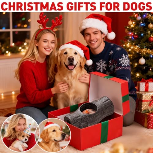 VOXGET interactive dog treat toy—close-up shows durability for aggressive chewers and long chew sessions