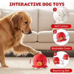 VOXGET Octopus Toy ball in motion encourages chasing and exercise