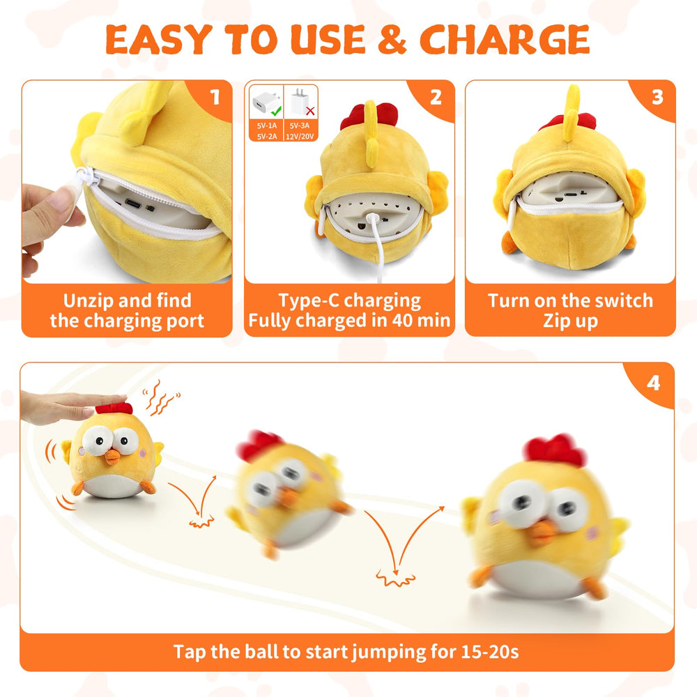 VOXGET removable washable cover dog toy for easy cleaning after energetic sessions.