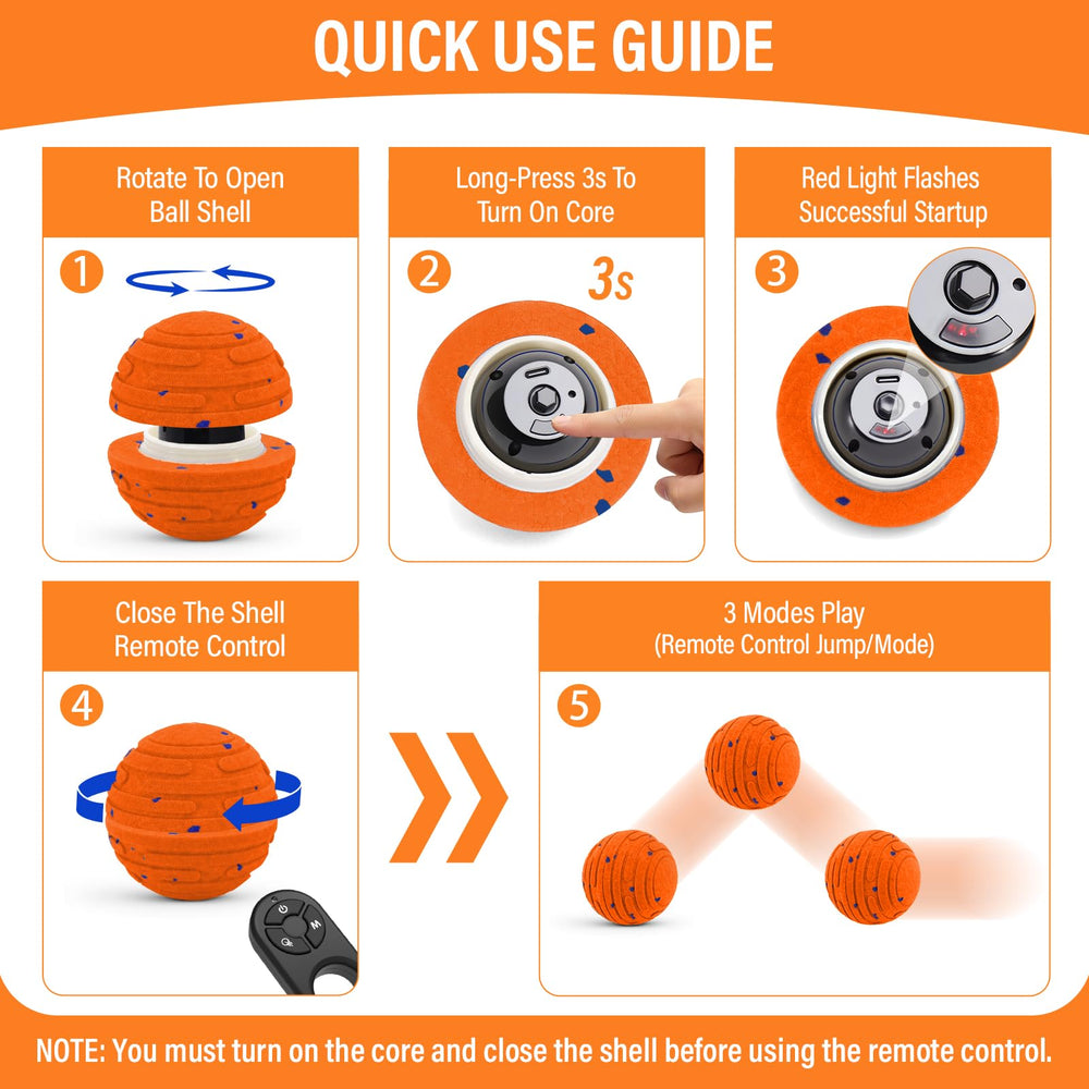 VOXGET waterproof rechargeable ball for outdoor adventures and easy cleaning.