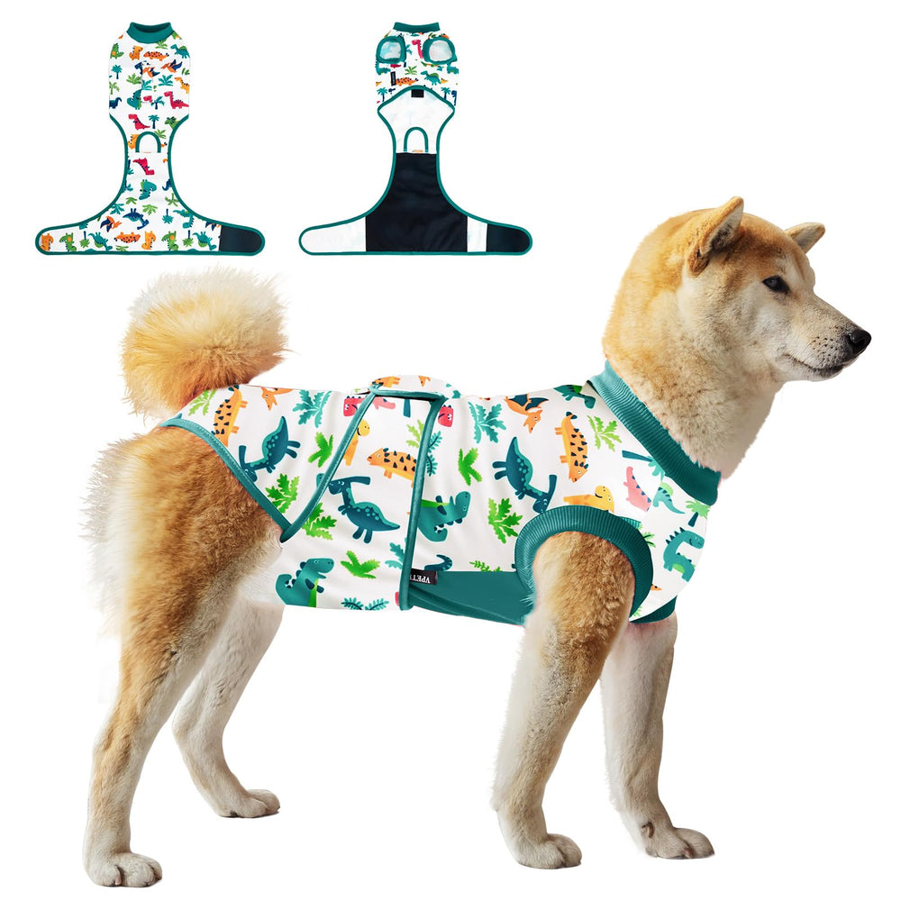 V.PET.B.R dog surgery recovery suit with breathable fabric for comfortable healing.