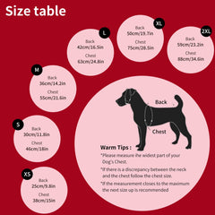 V.PET.B.R dog winter coat back view with easy back zipper