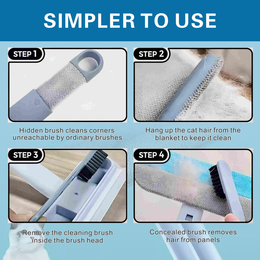 Vrurc long-handle design lets you clean under furniture easily.