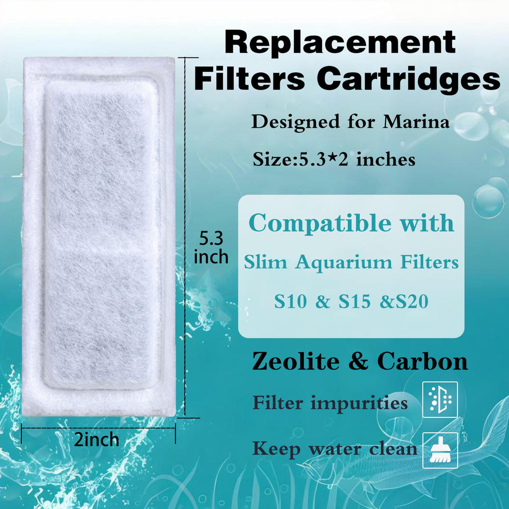 Vrynthra dense cotton layer traps fine debris for cleaner tank water