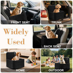 VSAPRDT dog car seat adjustable pads provide customizable height for comfort