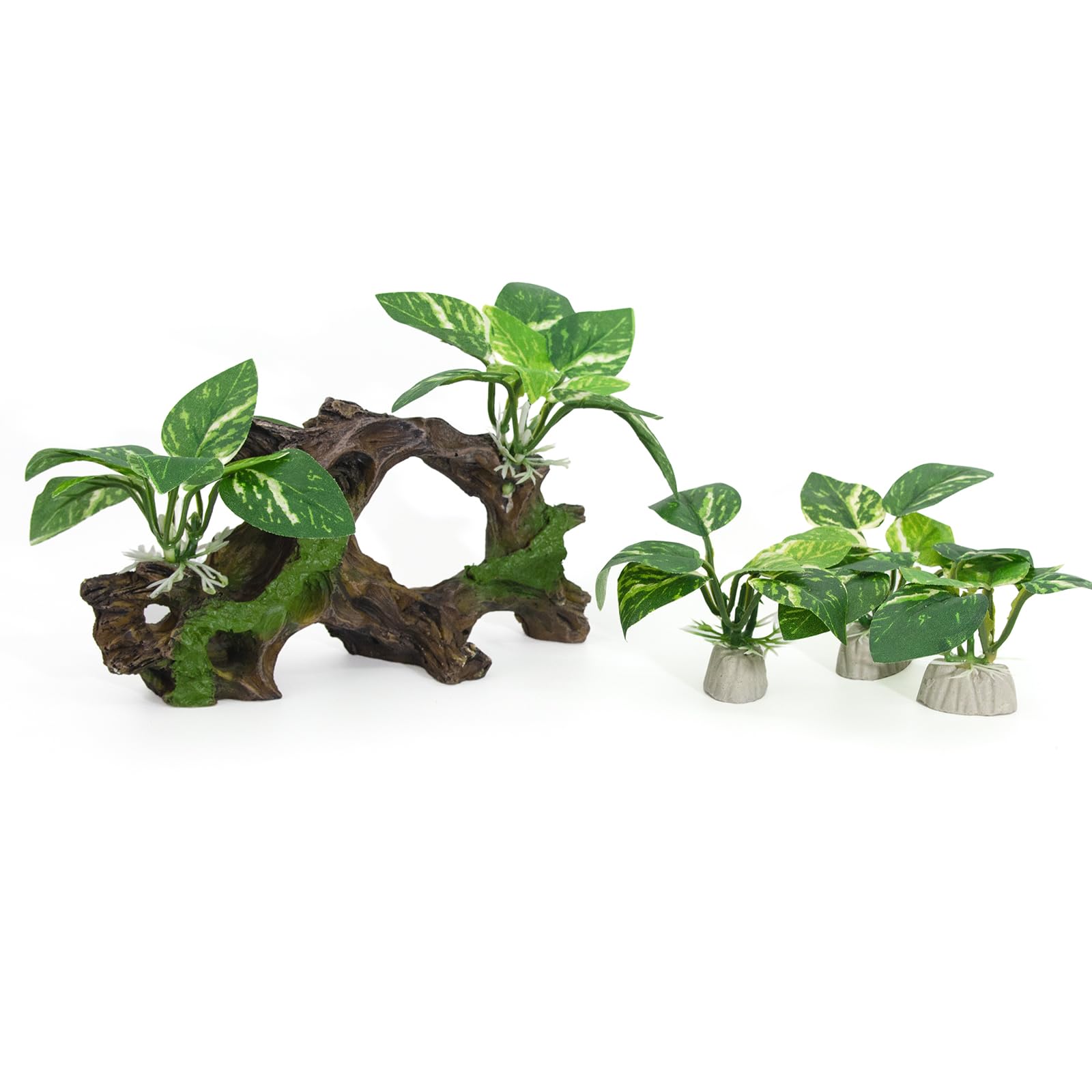 Vtapliea driftwood is crafted in safe resin for fish-friendly use and longevity.