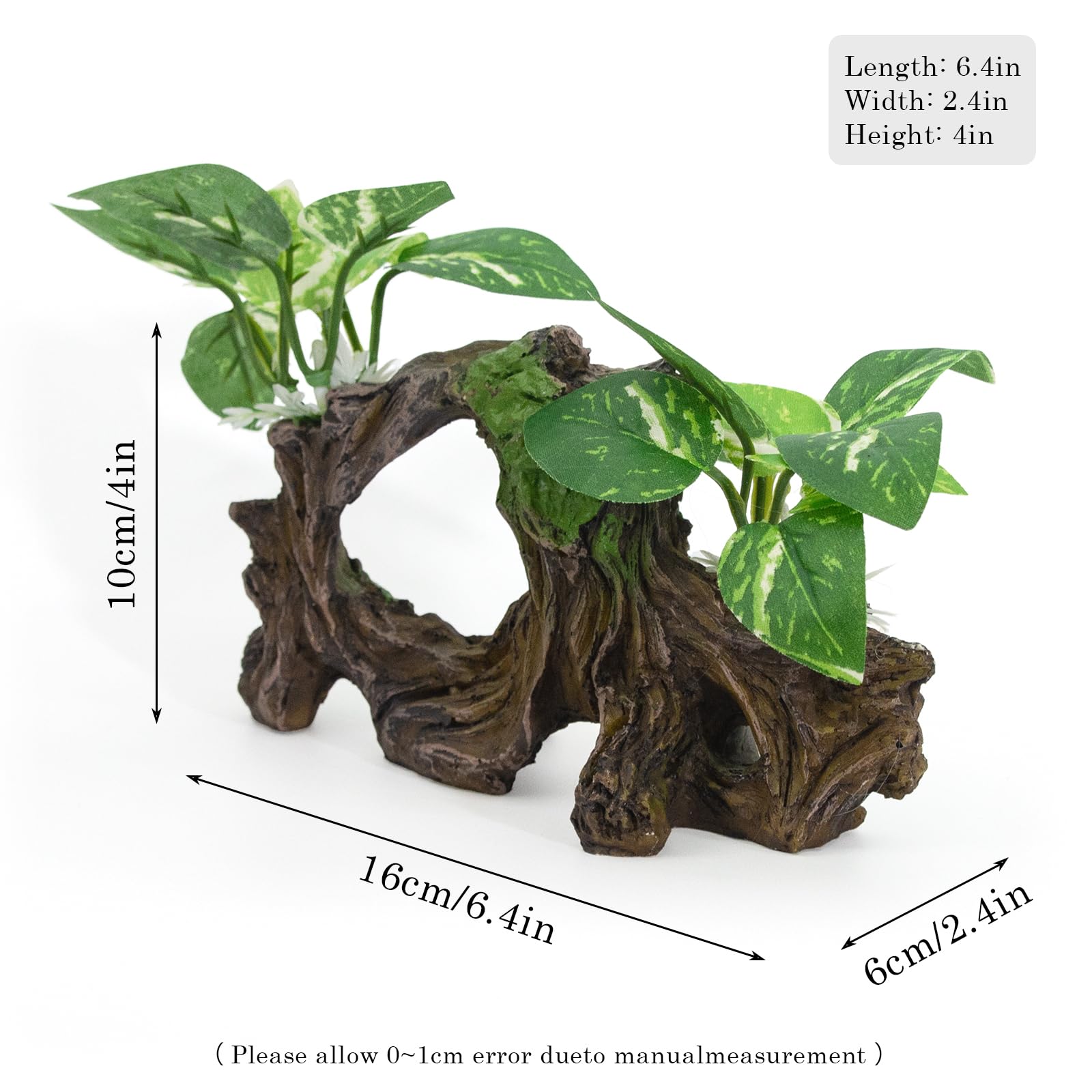 Vtapliea silk aquarium plants sway softly to enhance natural color in habitats.