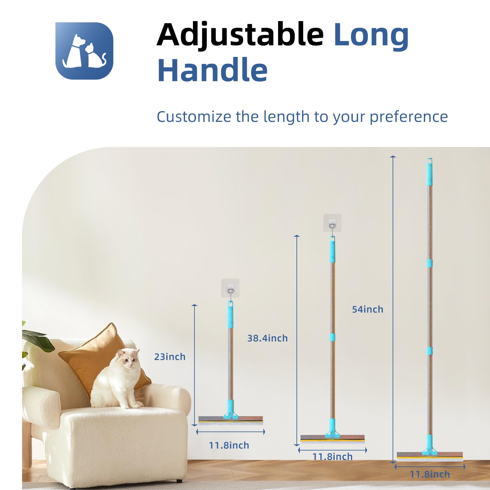 VTOPVMAX ergonomic grip aids smooth, fatigue-free cleaning sessions.