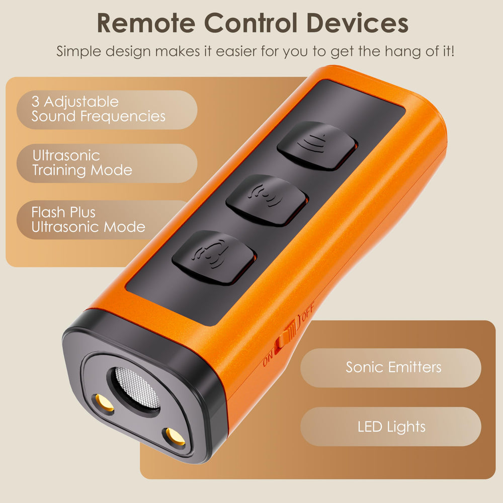 VUL dog bark deterrent auto-off 10s saves battery during use.