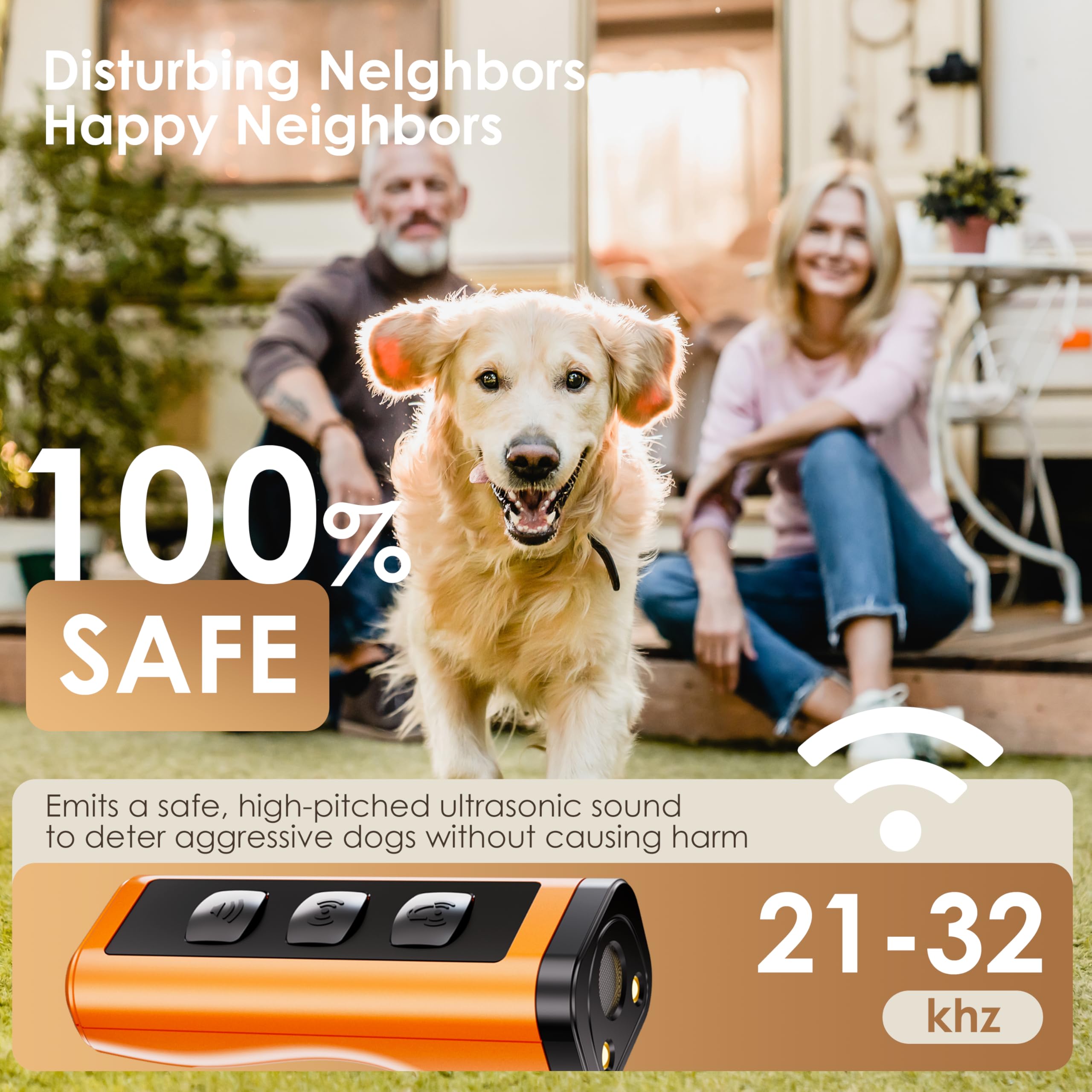 VUL dog bark deterrent portable design fits in a pocket for travel.