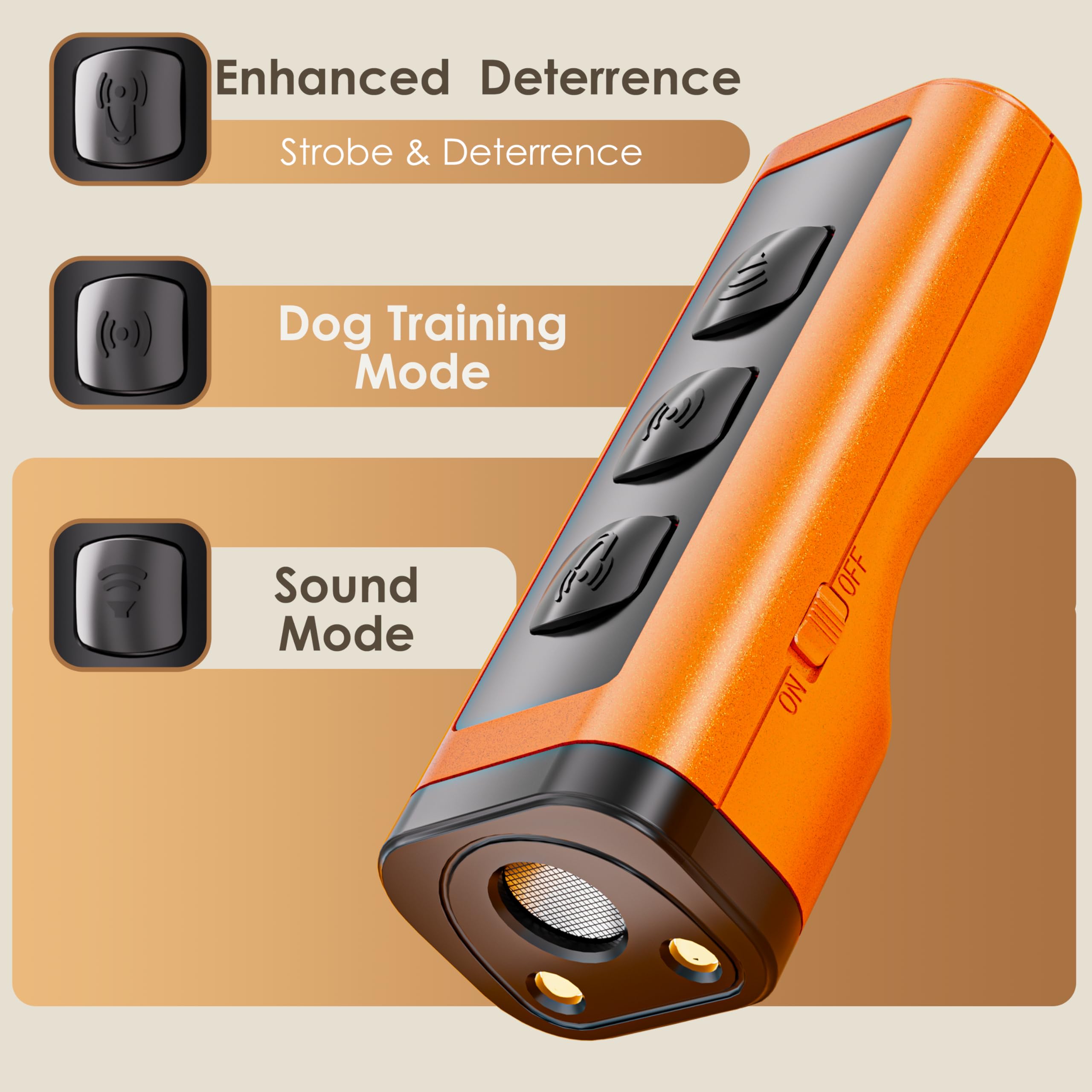 VUL dog bark deterrent use case neighborhood dogs calming nearby barking.