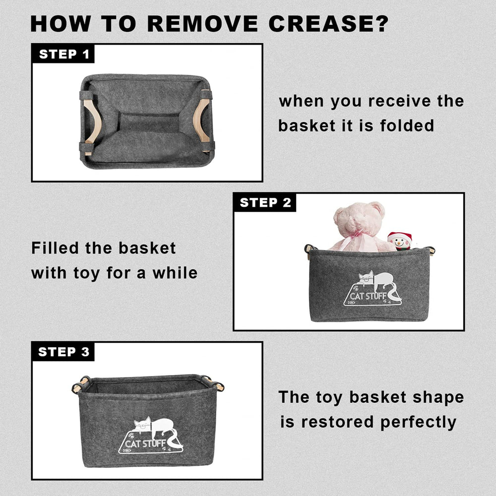 Vumdua cat toy box on shelf shows versatile home storage solution