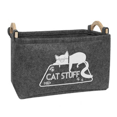 Vumdua cat toy box with top frame maintains upright shape for easy access