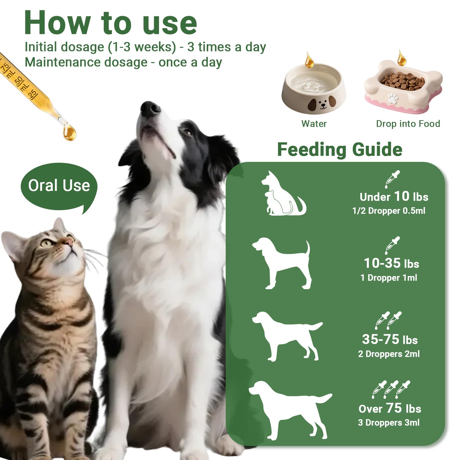 VUN Kennel Cough Drop is suitable for all breeds and sizes with flexible dosing