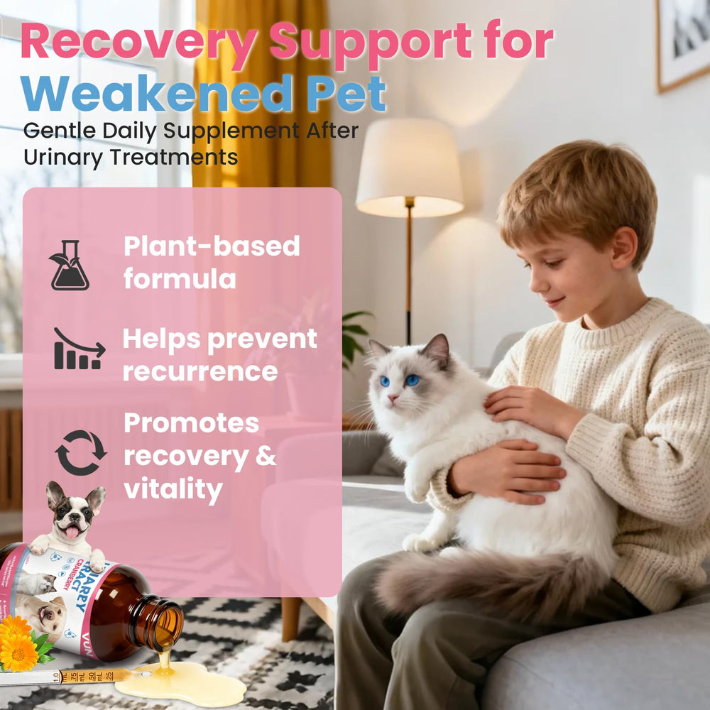 VUN couch grass and marshmallow root components promote soothing urinary care.