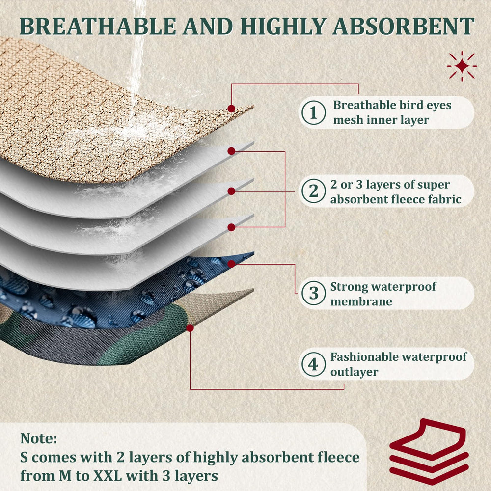 VUNCESSIN breathable knitted lining keeps skin comfortable during wear.