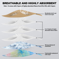 VUNCESSIN reusable dog diapers XL with Velcro closures simplify quick, adjustable fit