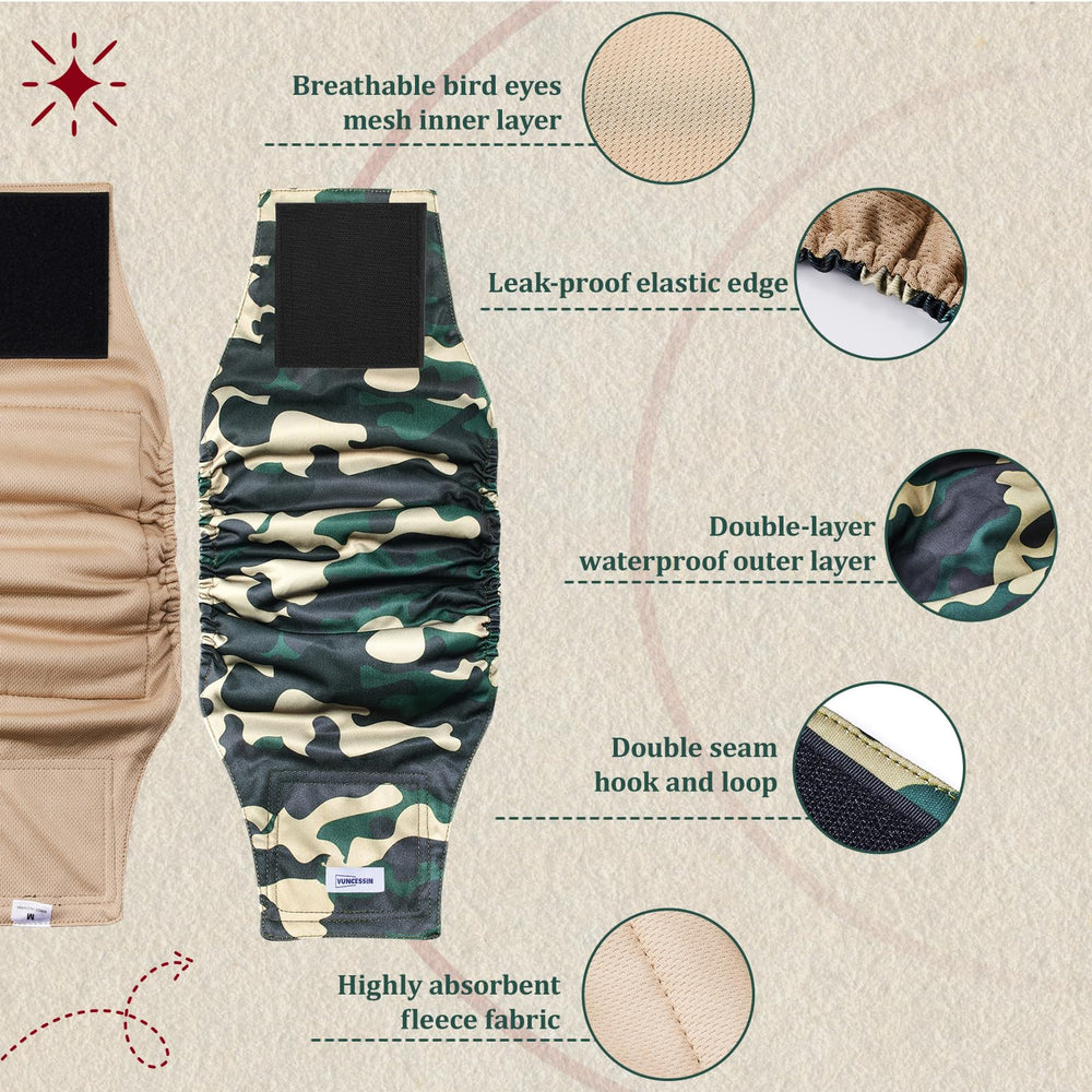 VUNCESSIN XS multi-layer absorbent core quickly manages urine