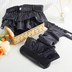 VUNCESSIN reusable dog diapers Pattern 2 showcase stylish design with reliable absorbency.