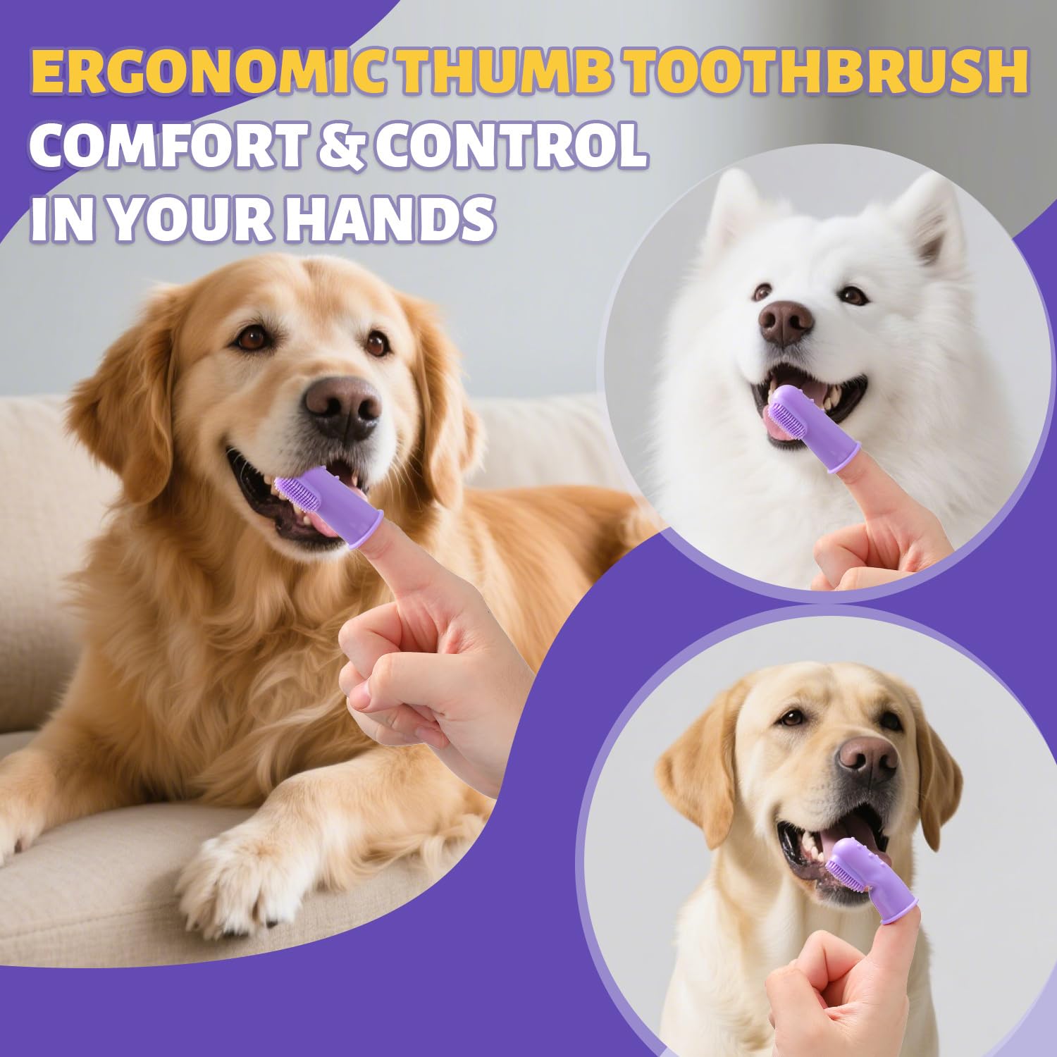 VVHOMIFE coconut oil ingredient close-up highlighting plaque-friendly formula