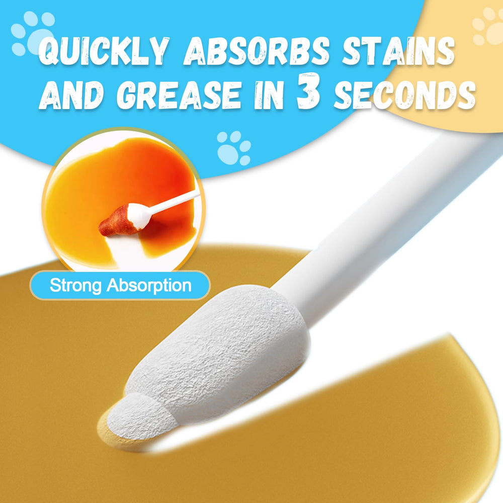 VVHOMIFE soft cotton swab material, dye-free and skin-friendly for pets