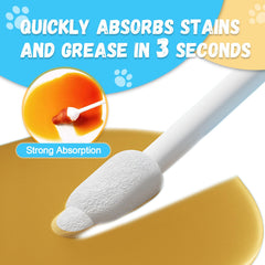 VVHOMIFE soft cotton swab material, dye-free and skin-friendly for pets