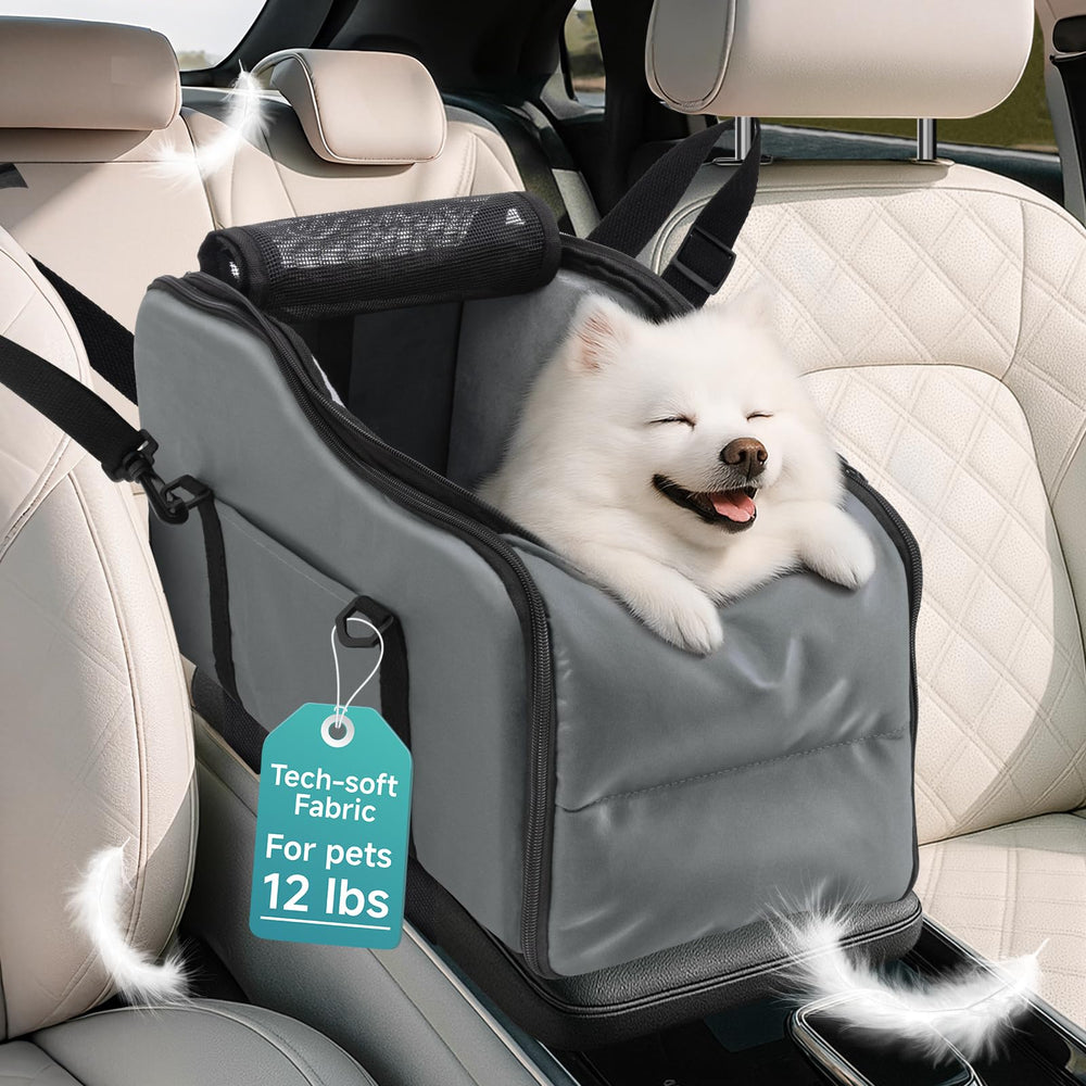 VVWVVW center-console-dog-seat-side-pads stabilize your small dog during rides.