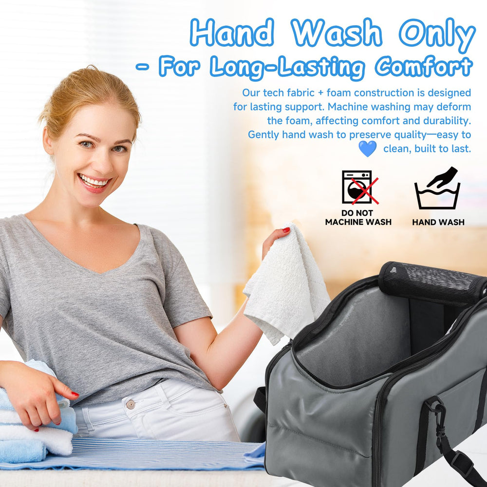 VVWVVW center-console-dog-seat-zippered-removable-cover enables easy removal and cleaning.