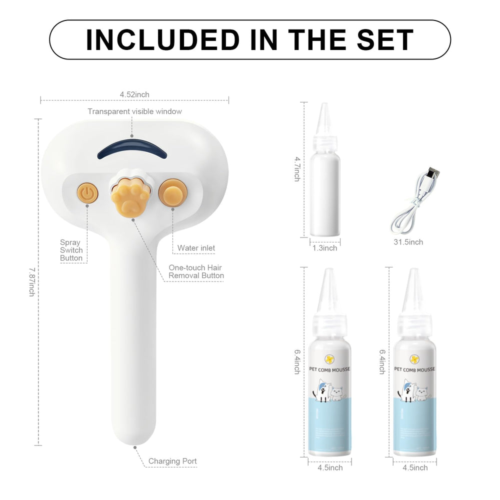 VVWVVW Compact storage fits neatly in a grooming kit.