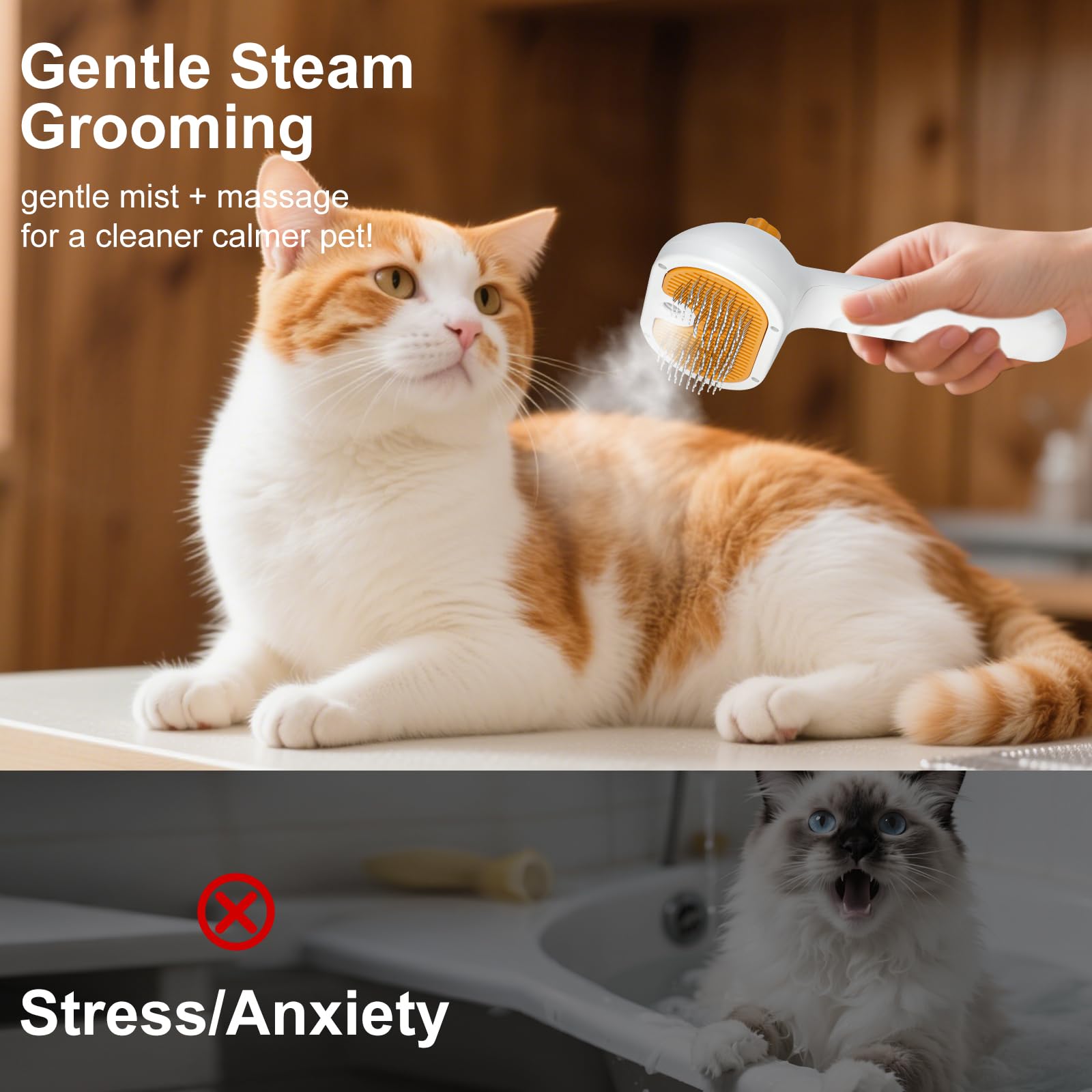 VVWVVW protective gel around bristles cushions sensitive skin during brushing