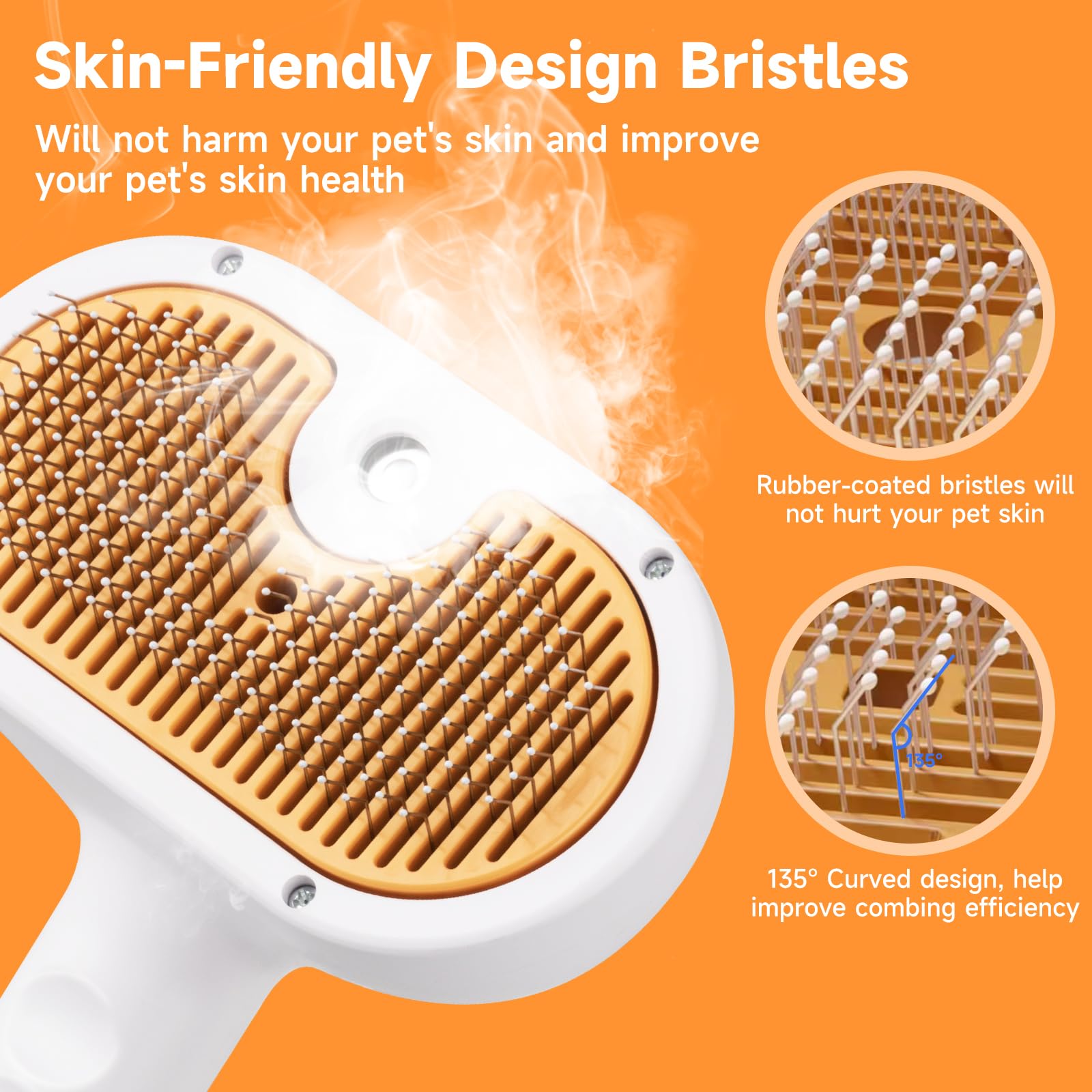 VVWVVW Steam Brush ultra-lightweight design for effortless handling.