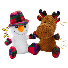 VWPTCHI deer-shape-toy squeaker crinkle for interactive play and bonding.