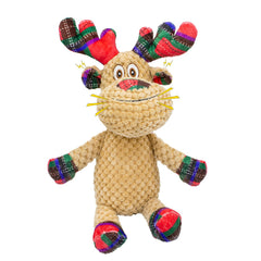 VWPTCHI deer-shaped squeak dog toy for engaging indoor play and vocal stimulation.