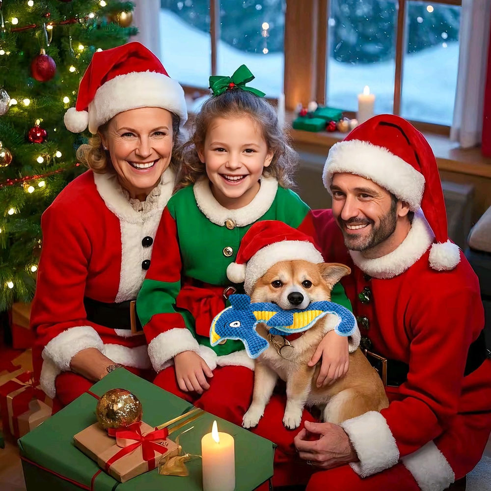 VWPTCHI gift-ready packaging presents a thoughtful dog toy set.