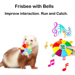 VZqola ferret squeaker toy close-up encourages active chewing and playful hunts.