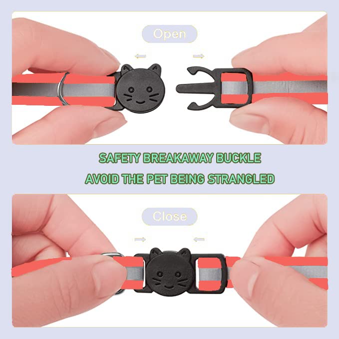 VZSRWGK reflective strip collar for higher visibility at night.