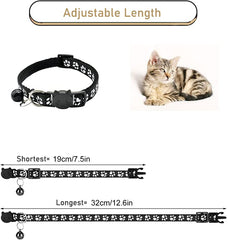 VZSRWGK adjustable-length cat collar from 19 to 32 cm ensures fit