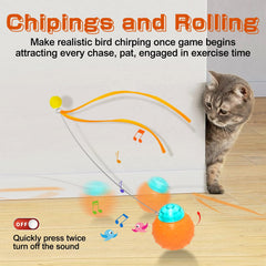 Waaiio interactive cat toy ball sensor activates on touch for spontaneous play.