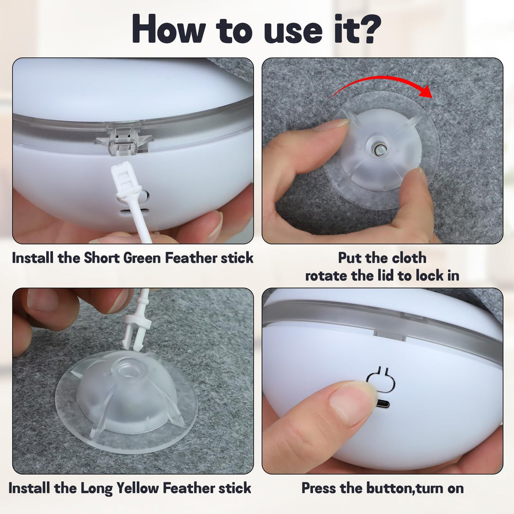 Waaiio toy kit includes blanket and feather wands for versatile play